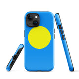 Palau Palauan Flag iPhone Case 15 14 13 12 11 Pro Max Plus Mini Gift Travel Souvenir