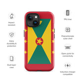 Grenada Grenadian Flag iPhone Case 15 14 13 12 11 Pro Max Plus Mini Gift Travel Souvenir