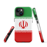 Iran Iranian Flag iPhone Case 15 14 13 12 11 Pro Max Plus Mini Gift Travel Souvenir