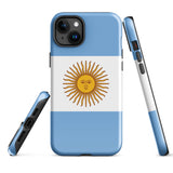 Argentina Argentinian Flag  iPhone 15 14 13 12 11 Pro Max Plus Mini Phone Case iPhone Tough Rugged Protective iPhone case