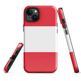 Funda para iPhone 15, 14, 13, 12, 11 Pro Max Plus Mini con bandera de Austria, resistente y protectora para iPhone