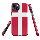 Denmark Danish Flag iPhone Case 15 14 13 12 11 Pro Max Plus Mini Gift Ideas Country Map Skyline Gift For Her Him Ideas Travel  Souvenir