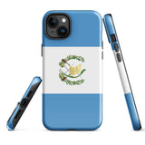 Funda para iPhone 15, 14, 13, 12, 11 Pro Max Plus Mini con la bandera de Guatemala Ideas para regalos Mapa del país Regalo para ella Ideas para él Recuerdo de viaje