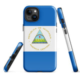 Nicaragua Nicaraguan Flag iPhone Case 15 14 13 12 11 Pro Max Plus Mini Gift Ideas Country Map  Gift For Her Him Ideas Travel  Souvenir