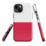 Polen Polska Polnische Flagge iPhone Hülle 15 14 13 12 11 Pro Max Plus Mini Geschenkideen Landkarte Geschenk für Sie Ihn Ideen Reise Souvenir