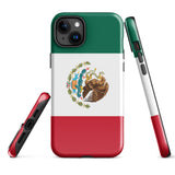 Mexico Mexican Flag iPhone Case 15 14 13 12 11 Pro Max Plus Mini Tough Fitted Hard Protective Shell Glossy Rubber Phone Case Gift Idea