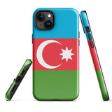 Azerbaijan Azerbaijani Flag iPhone Case 15 14 13 12 11 Pro Max Plus Mini Gift Travel Souvenir