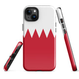 Funda para iPhone 15, 14, 13, 12, 11 Pro Max Plus Mini con bandera de Baréin, regalo de recuerdo de viaje