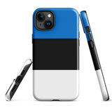 Funda para iPhone 15, 14, 13, 12, 11 Pro Max Plus Mini con bandera de Estonia, regalo de recuerdo de viaje