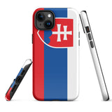 Funda para iPhone 15, 14, 13, 12, 11 Pro Max Plus Mini con bandera de Eslovaquia, regalo de recuerdo de viaje