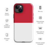 Monaco Monégasque Flag iPhone Case 15 14 13 12 11 Pro Max Plus Mini Gift Travel Souvenir