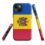 Moldawien Moldawische Flagge iPhone Hülle 15 14 13 12 11 Pro Max Plus Mini Geschenk Reise Souvenir
