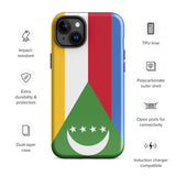Funda para iPhone 15, 14, 13, 12, 11 Pro Max Plus Mini con bandera de Comoras, regalo de recuerdo de viaje