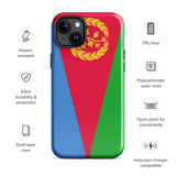 Funda para iPhone 15, 14, 13, 12, 11 Pro Max Plus Mini con bandera de Eritrea, regalo de recuerdo de viaje