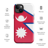 Nepal Nepalese Flag iPhone Case 15 14 13 12 11 Pro Max Plus Mini Gift Travel Souvenir