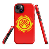 Kyrgyzstan Kyrgyz Flag iPhone Case 15 14 13 12 11 Pro Max Plus Mini Gift Travel Souvenir