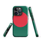 Bangladesch Bengal Flagge iPhone Hülle 15 14 13 12 11 Pro Max Plus Mini Geschenkideen Landkarte Skyline Geschenk für Sie Ihn Ideen Reise Souvenir