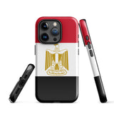 Funda para iPhone con la bandera de Egipto 15, 14, 13, 12 y 11 Pro Max Plus Mini Ideas para regalos Mapa del país Horizonte Regalo para ella Ideas para él Recuerdo de viaje