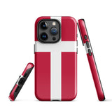 Denmark Danish Flag iPhone Case 15 14 13 12 11 Pro Max Plus Mini Gift Ideas Country Map Skyline Gift For Her Him Ideas Travel  Souvenir