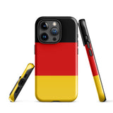 Deutschland Deutschland Flagge iPhone Hülle 15 14 13 12 11 Pro Max Plus Mini Geschenkideen Landkarte Skyline Geschenk für Sie Ihn Ideen Reise Souvenir