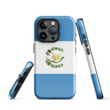 Funda para iPhone 15, 14, 13, 12, 11 Pro Max Plus Mini con la bandera de Guatemala Ideas para regalos Mapa del país Regalo para ella Ideas para él Recuerdo de viaje