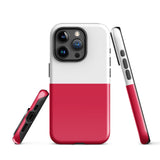 Polen Polska Polnische Flagge iPhone Hülle 15 14 13 12 11 Pro Max Plus Mini Geschenkideen Landkarte Geschenk für Sie Ihn Ideen Reise Souvenir