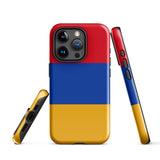 Funda para iPhone 15, 14, 13, 12, 11 Pro Max Plus Mini con bandera de Armenia, regalo de recuerdo de viaje