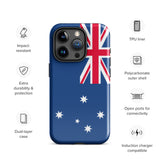 Australia Australian Flag iPhone Case 15 14 13 12 11 Pro Max Plus Mini Gift Travel Souvenir