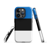 Funda para iPhone 15, 14, 13, 12, 11 Pro Max Plus Mini con bandera de Estonia, regalo de recuerdo de viaje