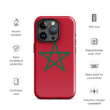 Morocco Moroccan Flag iPhone Case 15 14 13 12 11 Pro Max Plus Mini Gift Travel Souvenir