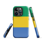 Funda para iPhone 15, 14, 13, 12, 11 Pro Max Plus Mini con bandera de Gabón, regalo de recuerdo de viaje