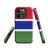 Gambia Gambian Flag iPhone Case 15 14 13 12 11 Pro Max Plus Mini Gift Travel Souvenir