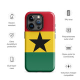 Ghana Ghanaian Flag iPhone Case 15 14 13 12 11 Pro Max Plus Mini Gift Travel Souvenir