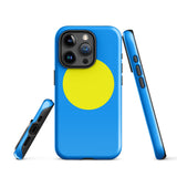 Palau Palauan Flag iPhone Case 15 14 13 12 11 Pro Max Plus Mini Gift Travel Souvenir