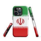 Iran Iranian Flag iPhone Case 15 14 13 12 11 Pro Max Plus Mini Gift Travel Souvenir