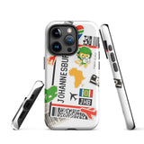 Johannesburg Südafrika Afrikanische Flagge iPhone Hülle 15 14 13 12 11 Pro Max Plus Mini Geschenk Reise Souvenir