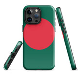 Bangladesch Bengal Flagge iPhone Hülle 15 14 13 12 11 Pro Max Plus Mini Geschenkideen Landkarte Skyline Geschenk für Sie Ihn Ideen Reise Souvenir