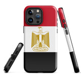 Funda para iPhone con la bandera de Egipto 15, 14, 13, 12 y 11 Pro Max Plus Mini Ideas para regalos Mapa del país Horizonte Regalo para ella Ideas para él Recuerdo de viaje