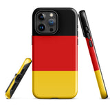 Deutschland Deutschland Flagge iPhone Hülle 15 14 13 12 11 Pro Max Plus Mini Geschenkideen Landkarte Skyline Geschenk für Sie Ihn Ideen Reise Souvenir