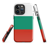 Bulgaria Bandera de Bulgaria Funda para iPhone 15 14 13 12 11 Pro Max Plus Mini Carcasa protectora rígida resistente y brillante de goma