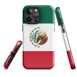 Mexico Mexican Flag iPhone Case 15 14 13 12 11 Pro Max Plus Mini Tough Fitted Hard Protective Shell Glossy Rubber Phone Case Gift Idea