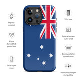 Australia Australian Flag iPhone Case 15 14 13 12 11 Pro Max Plus Mini Gift Travel Souvenir