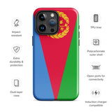 Funda para iPhone 15, 14, 13, 12, 11 Pro Max Plus Mini con bandera de Eritrea, regalo de recuerdo de viaje