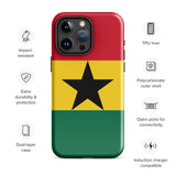 Ghana Ghanaian Flag iPhone Case 15 14 13 12 11 Pro Max Plus Mini Gift Travel Souvenir
