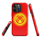 Kyrgyzstan Kyrgyz Flag iPhone Case 15 14 13 12 11 Pro Max Plus Mini Gift Travel Souvenir
