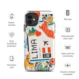 Lima Peru Peruvian  iPhone 14 13 12 11 Pro Max Plus Mini Phone Case iPhone X XS XR SE 7 8