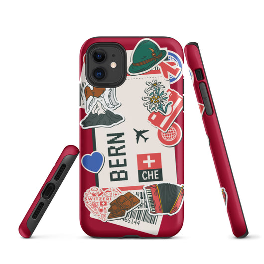Bern Switzerland Swiss  iPhone 14 13 12 11 Pro Max Plus Mini Phone Case iPhone X XS XR SE 7 8