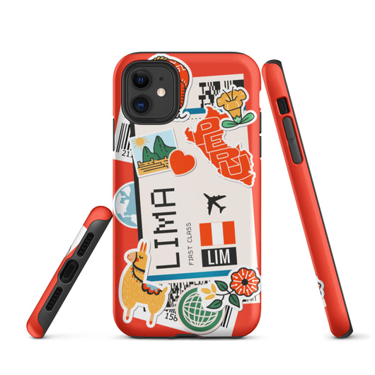 Lima Peru Peruanische iPhone 14 13 12 11 Pro Max Plus Mini Handyhülle iPhone X XS XR SE 7 8
