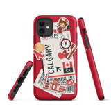 Calgary Alberta Canada Canadian  iPhone 13 12 11 Pro Max Mini Phone Case iPhone XS XR SE 7 8 Plus Pro Max Mini Phone Case