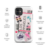 Los Angeles California La Cali  iPhone 14 13 12 11 Pro Max Plus Mini Phone Case iPhone Tough Rugged Protective iPhone case